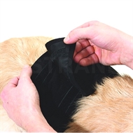 Gentleman Wraps - Samlingen sker på ryggen af hunden, med en kraftig justerbar velcro.
